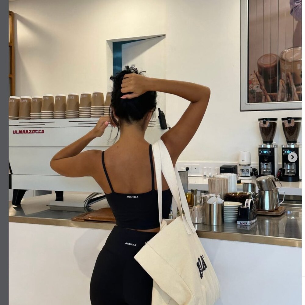 Adanola Tank Sport Bra. NWT Limited edition in espresso brown (sold out). Size S